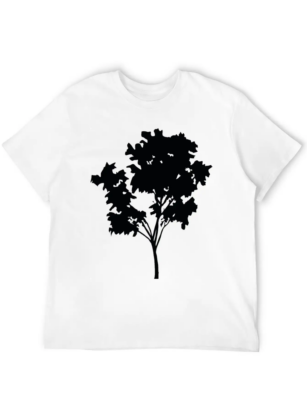 Tree Silhouette Relaxed Everyday Tee – Lightweight And Durable Cotton