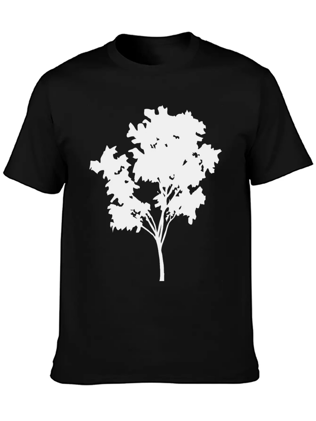 Tree Silhouette Relaxed Everyday Tee – Lightweight And Durable Cotton