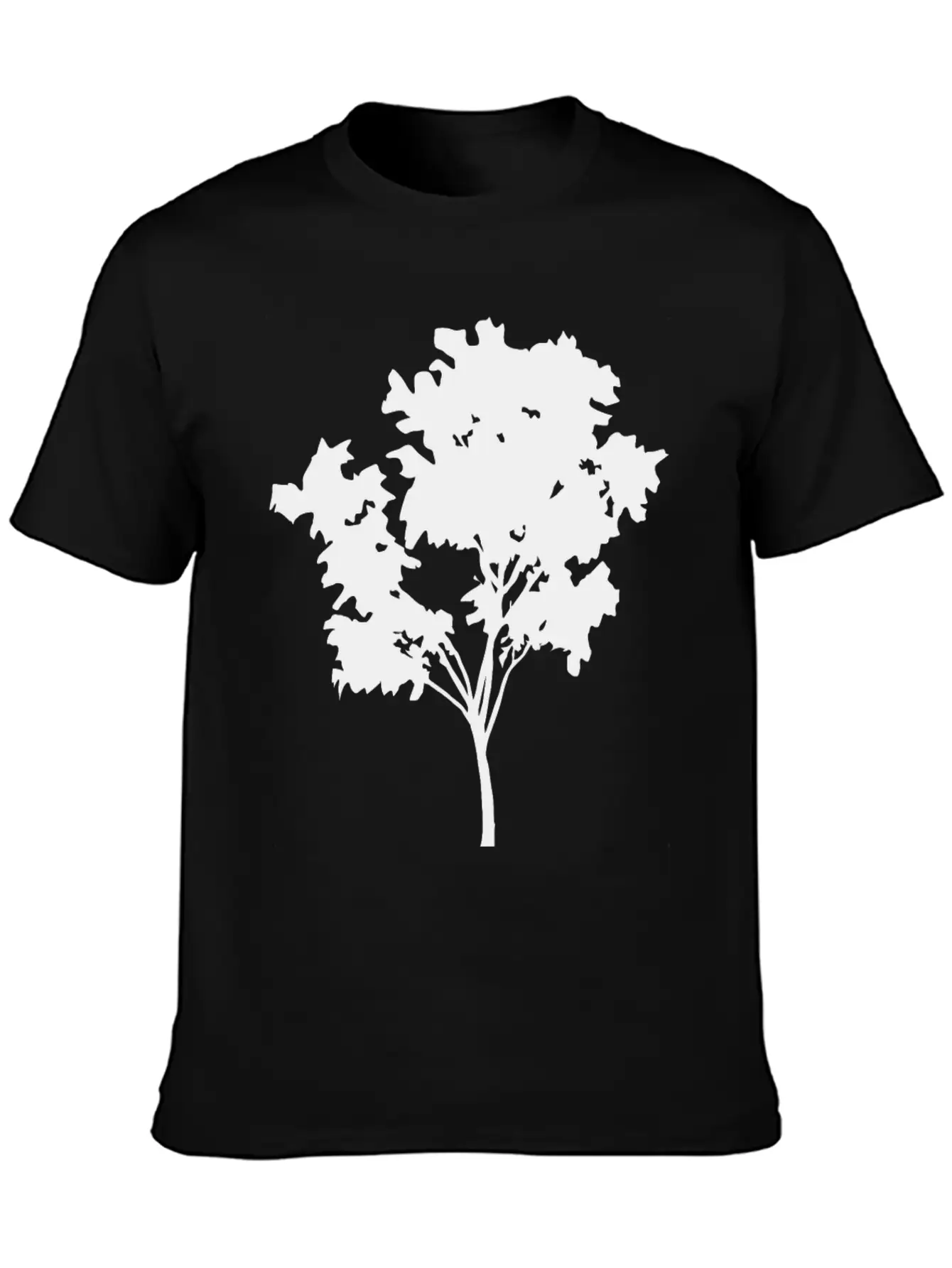 Tree Silhouette Relaxed Everyday Tee – Lightweight And Durable Cotton