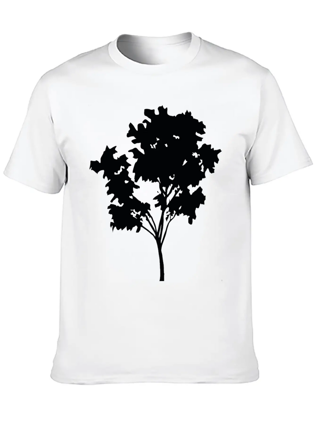 Tree Silhouette Relaxed Everyday Tee – Lightweight And Durable Cotton