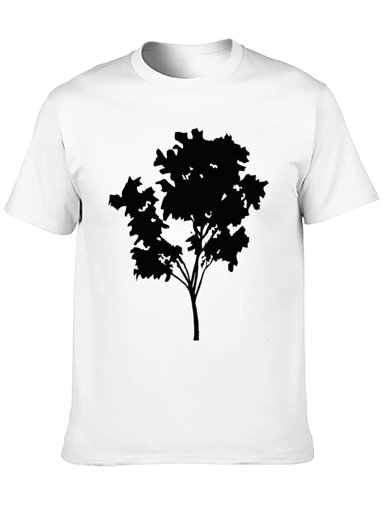 Tree Silhouette Relaxed Everyday Tee – Lightweight And Durable Cotton