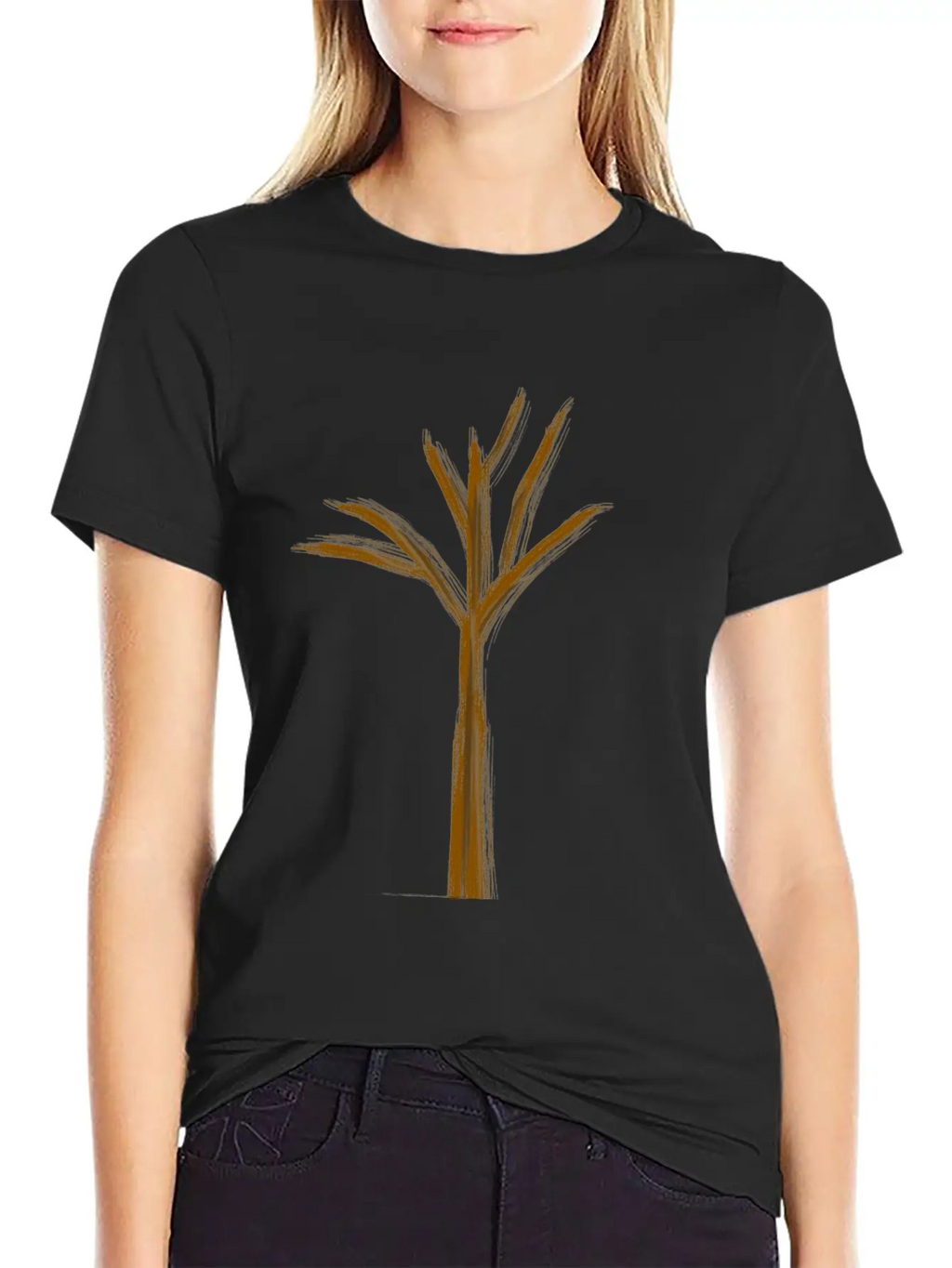 Tree Without Leaves Basic Graphic T-Shirt – Daily Comfort In Soft Cotton