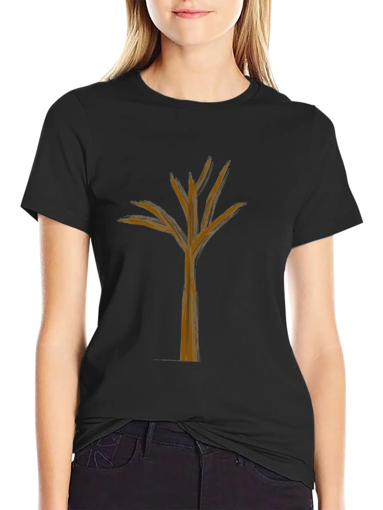 Tree Without Leaves Basic Graphic T-Shirt – Daily Comfort In Soft Cotton