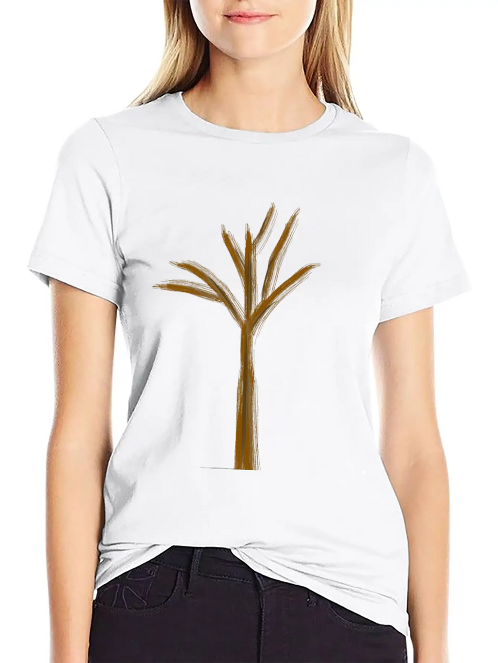 Tree Without Leaves Basic Graphic T-Shirt – Daily Comfort In Soft Cotton