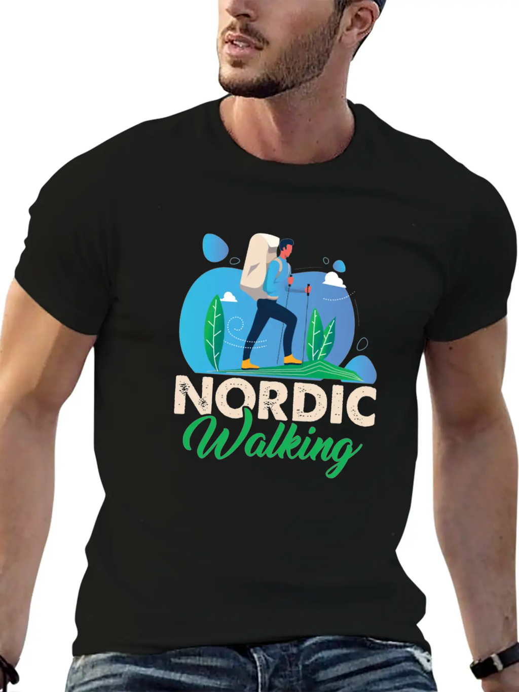 Trekking Trekkers Mountains Mountaineering Basic Graphic T-Shirt – Daily Comfort In Soft Cotton