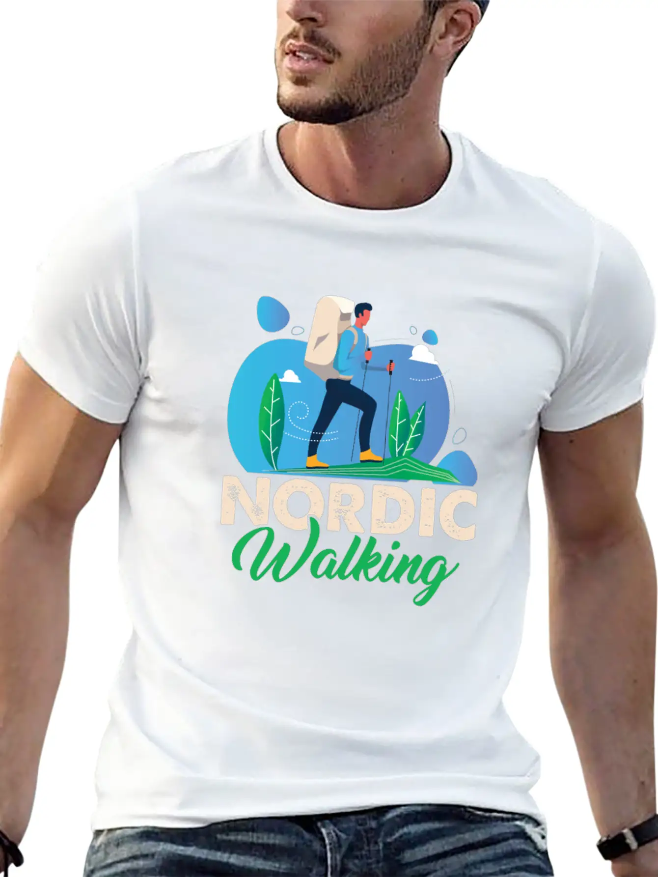 Trekking Trekkers Mountains Mountaineering Basic Graphic T-Shirt – Daily Comfort In Soft Cotton
