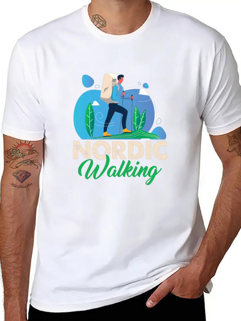 Trekking Trekkers Mountains Mountaineering Basic Graphic T-Shirt – Daily Comfort In Soft Cotton