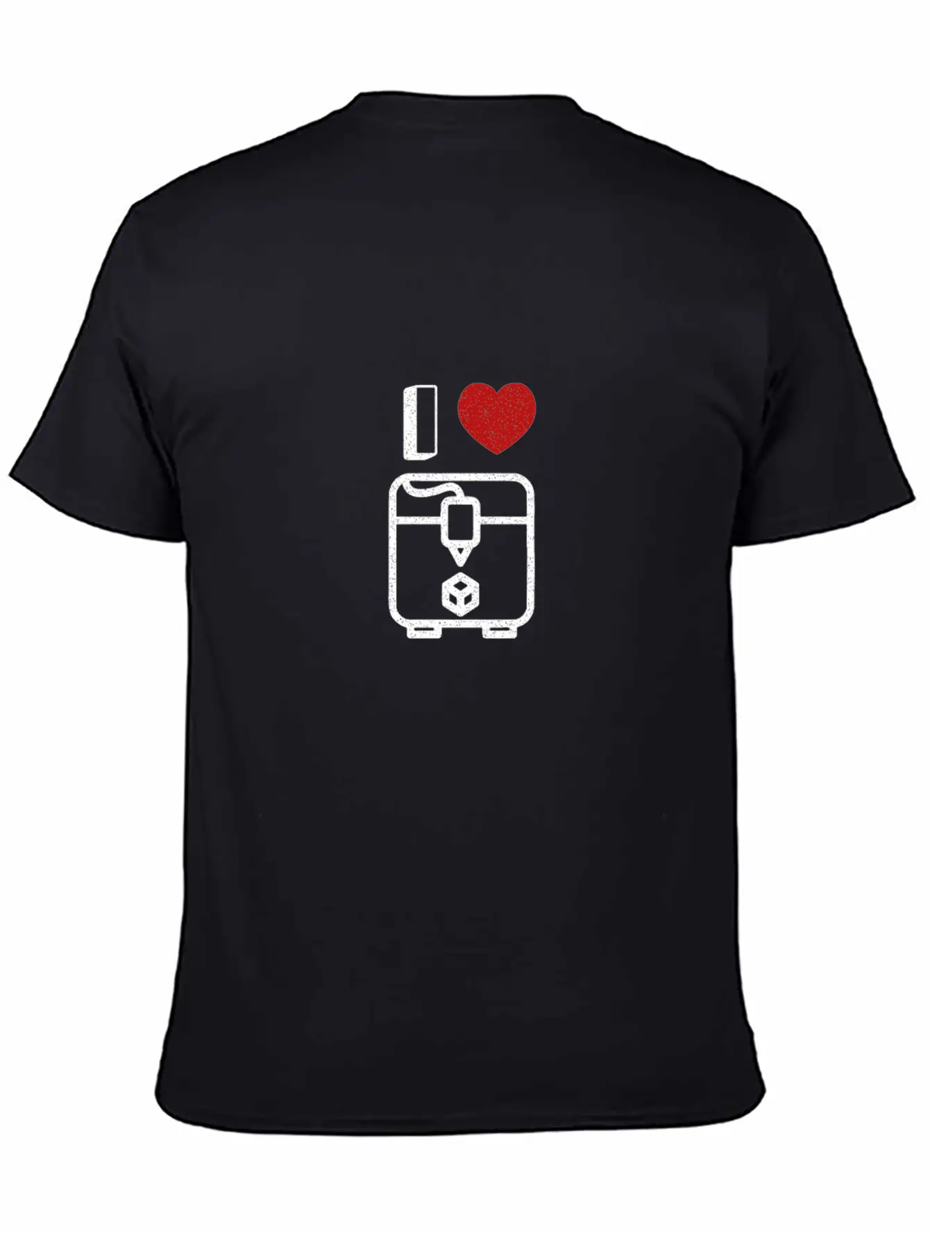 Trendy I Heart 3D Printer Gift Timeless Short Sleeve Tee – Comfy And Minimalist Design