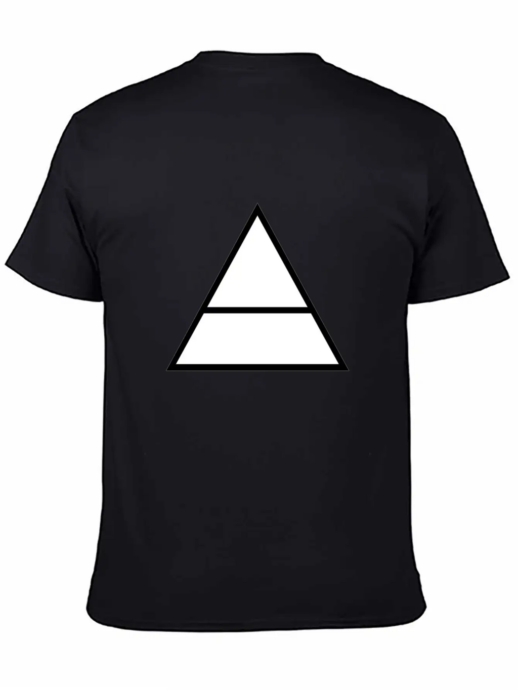 Triangles Essential Cotton Tee For Daily Outfits – Unisex Style