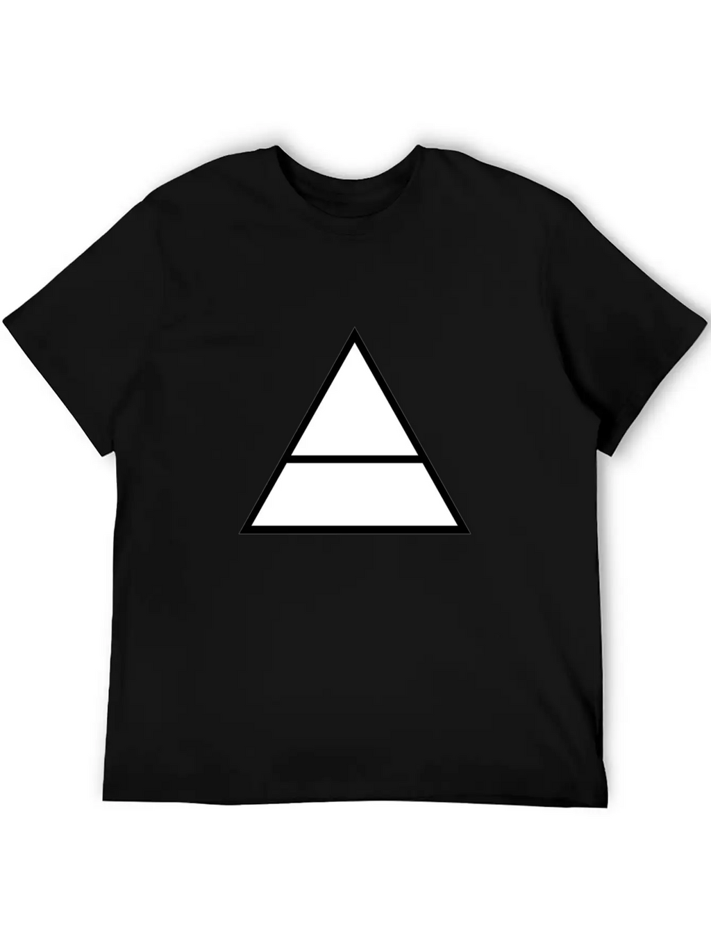 Triangles Essential Cotton Tee For Daily Outfits – Unisex Style
