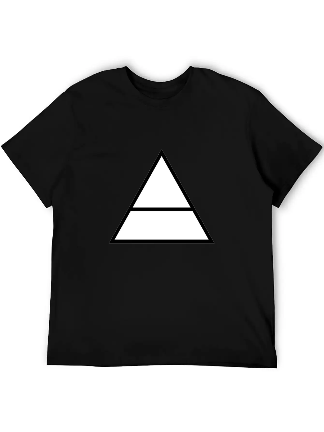 Triangles Essential Cotton Tee For Daily Outfits – Unisex Style