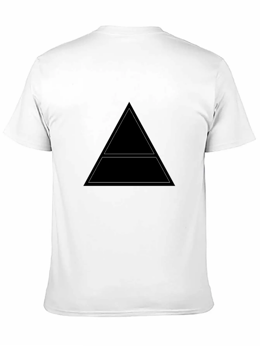 Triangles Essential Cotton Tee For Daily Outfits – Unisex Style