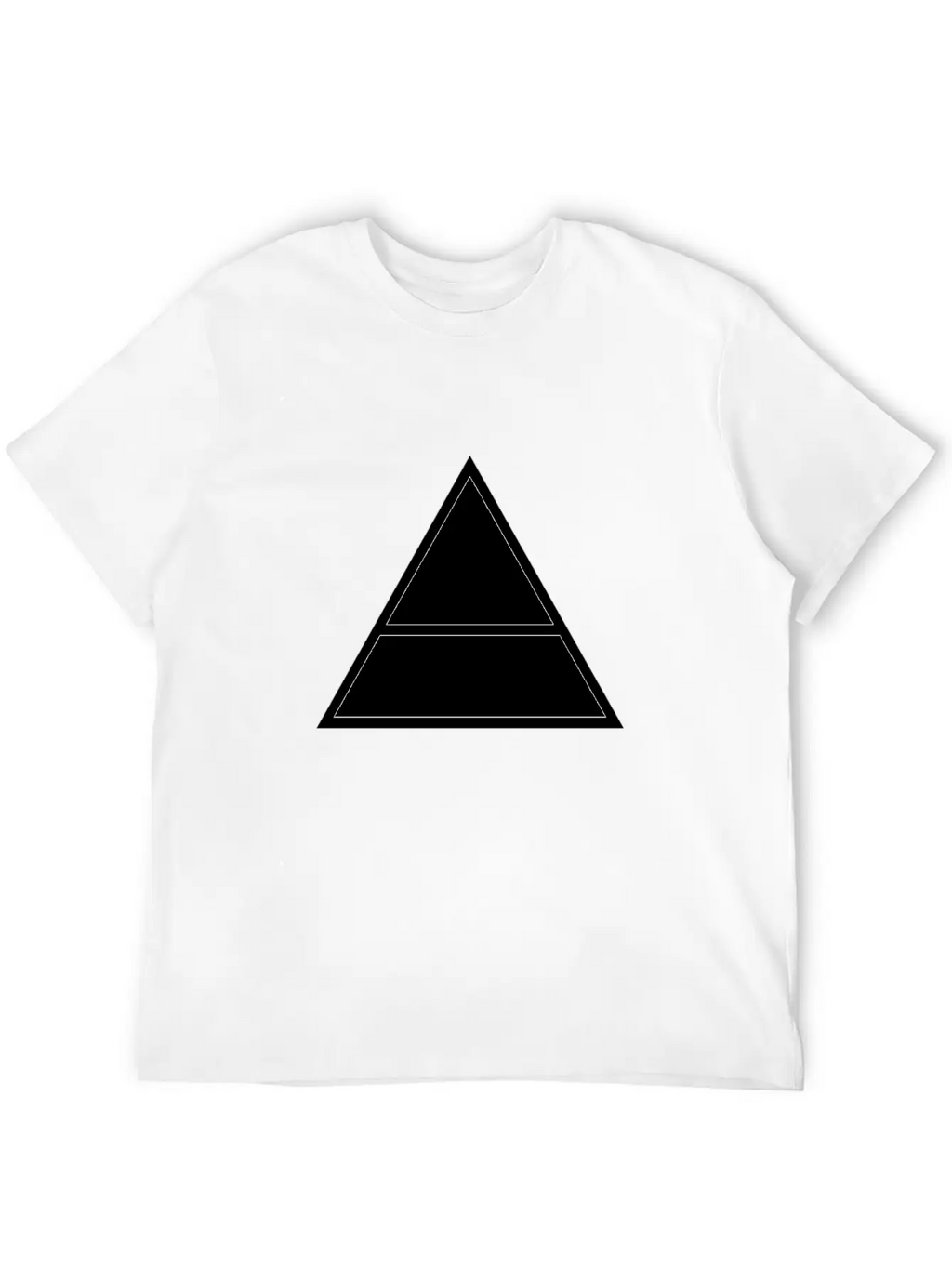 Triangles Essential Cotton Tee For Daily Outfits – Unisex Style