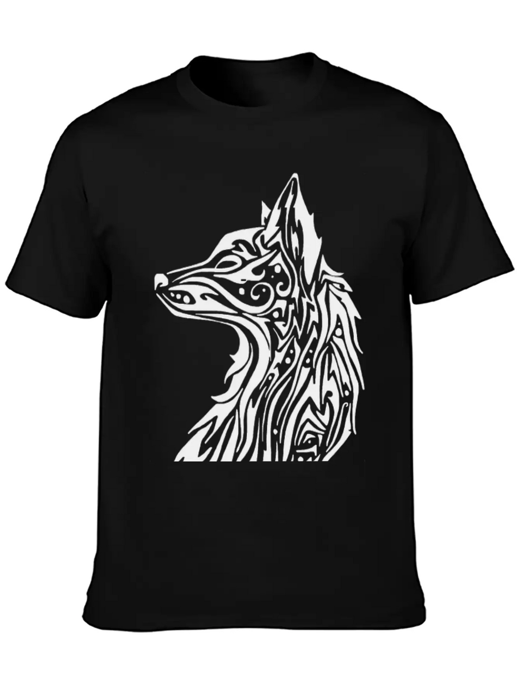 Tribal Fox Breathable Graphic T-Shirt – Perfect For Casual Days