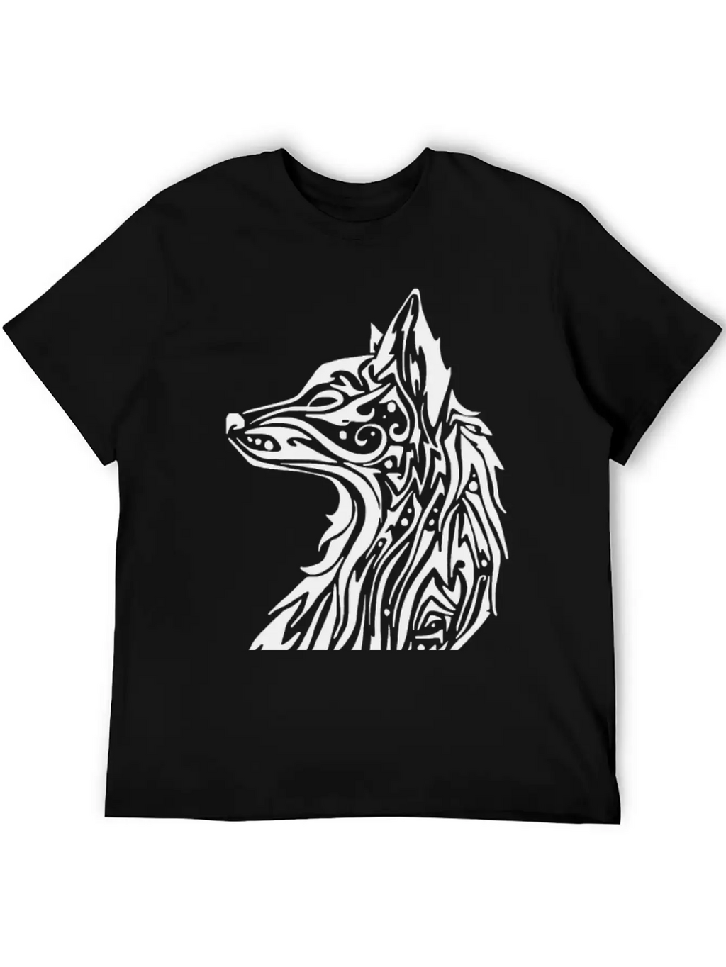 Tribal Fox Breathable Graphic T-Shirt – Perfect For Casual Days