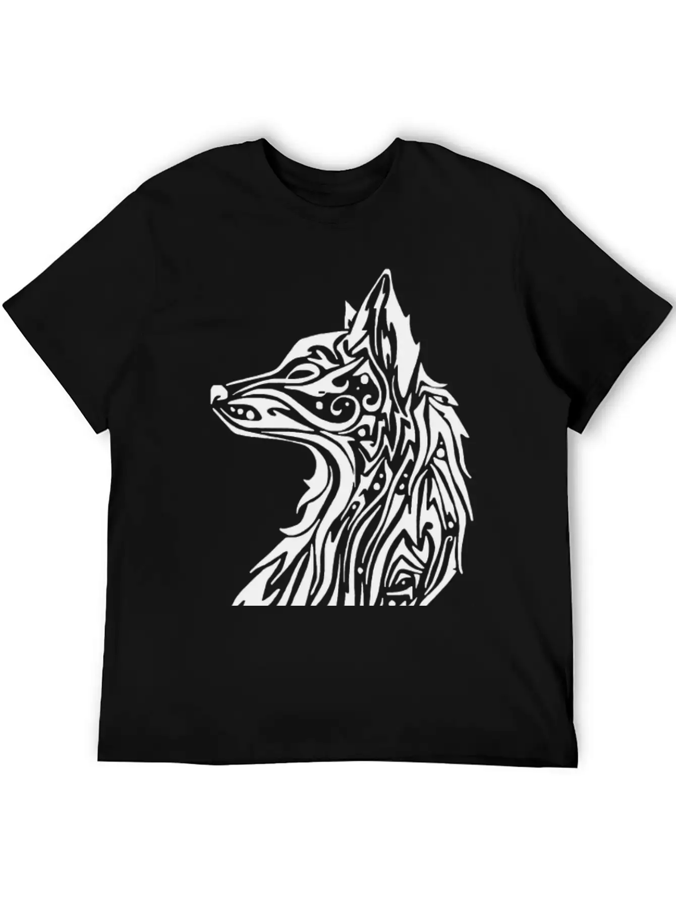 Tribal Fox Breathable Graphic T-Shirt – Perfect For Casual Days