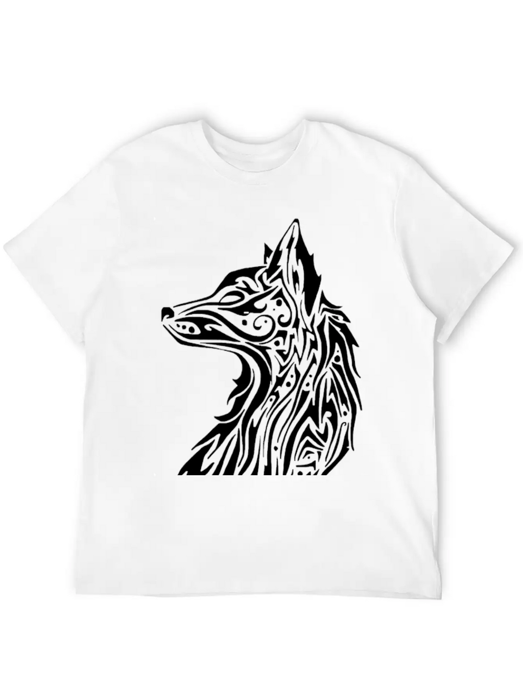 Tribal Fox Breathable Graphic T-Shirt – Perfect For Casual Days