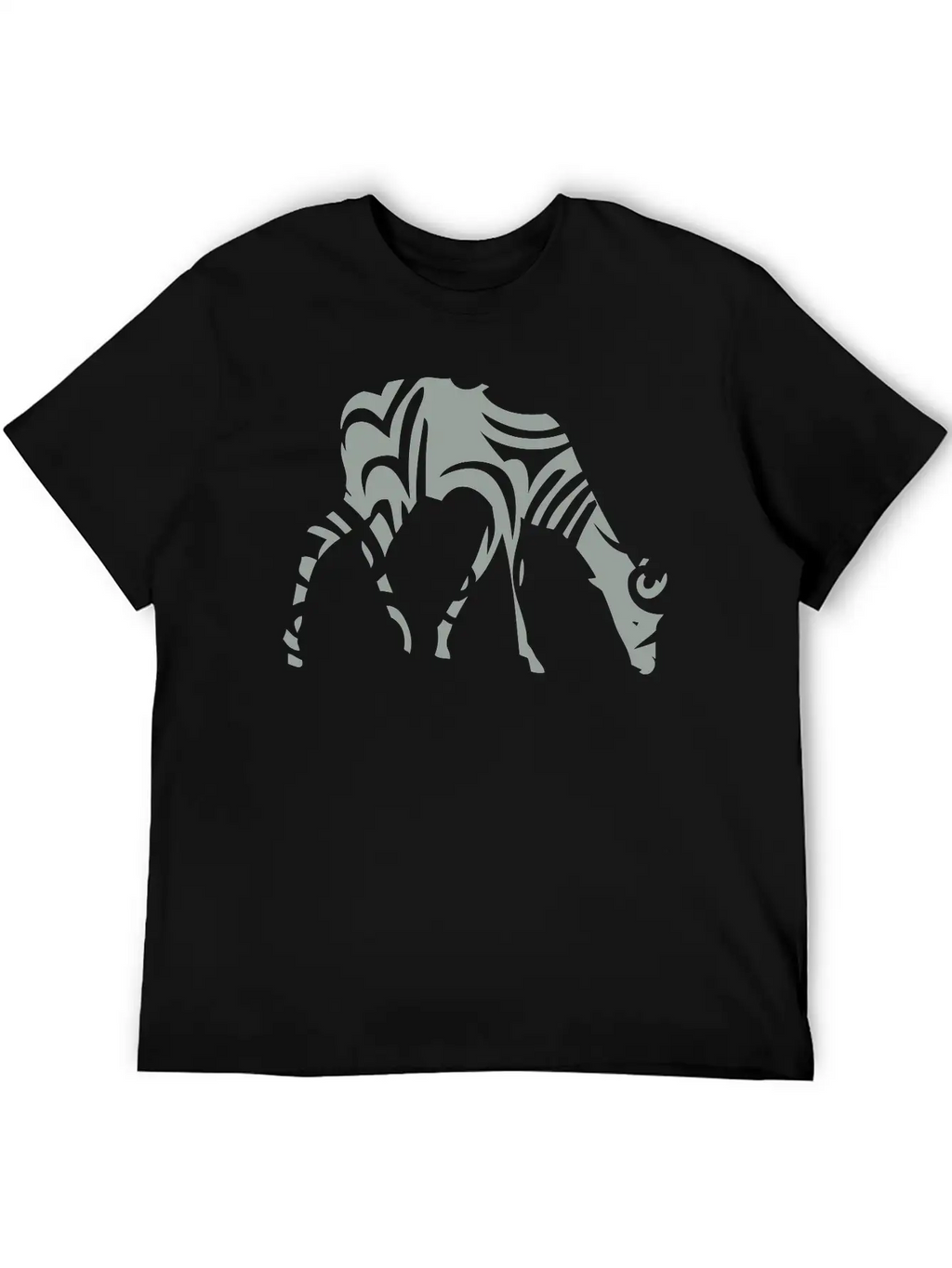 Tribal Gazelle Wild Animal Designs Stylish Everyday T-Shirt – Unisex Basic Cotton Tee