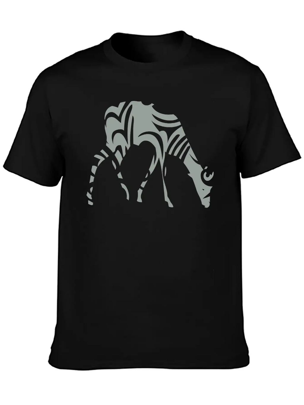Tribal Gazelle Wild Animal Designs Stylish Everyday T-Shirt – Unisex Basic Cotton Tee