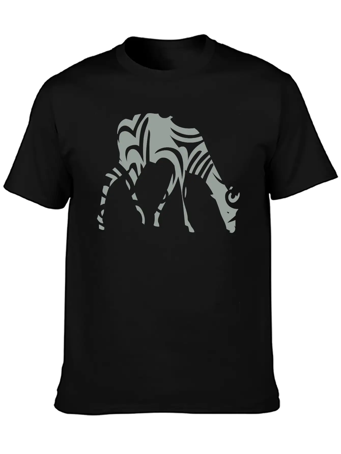 Tribal Gazelle Wild Animal Designs Stylish Everyday T-Shirt – Unisex Basic Cotton Tee
