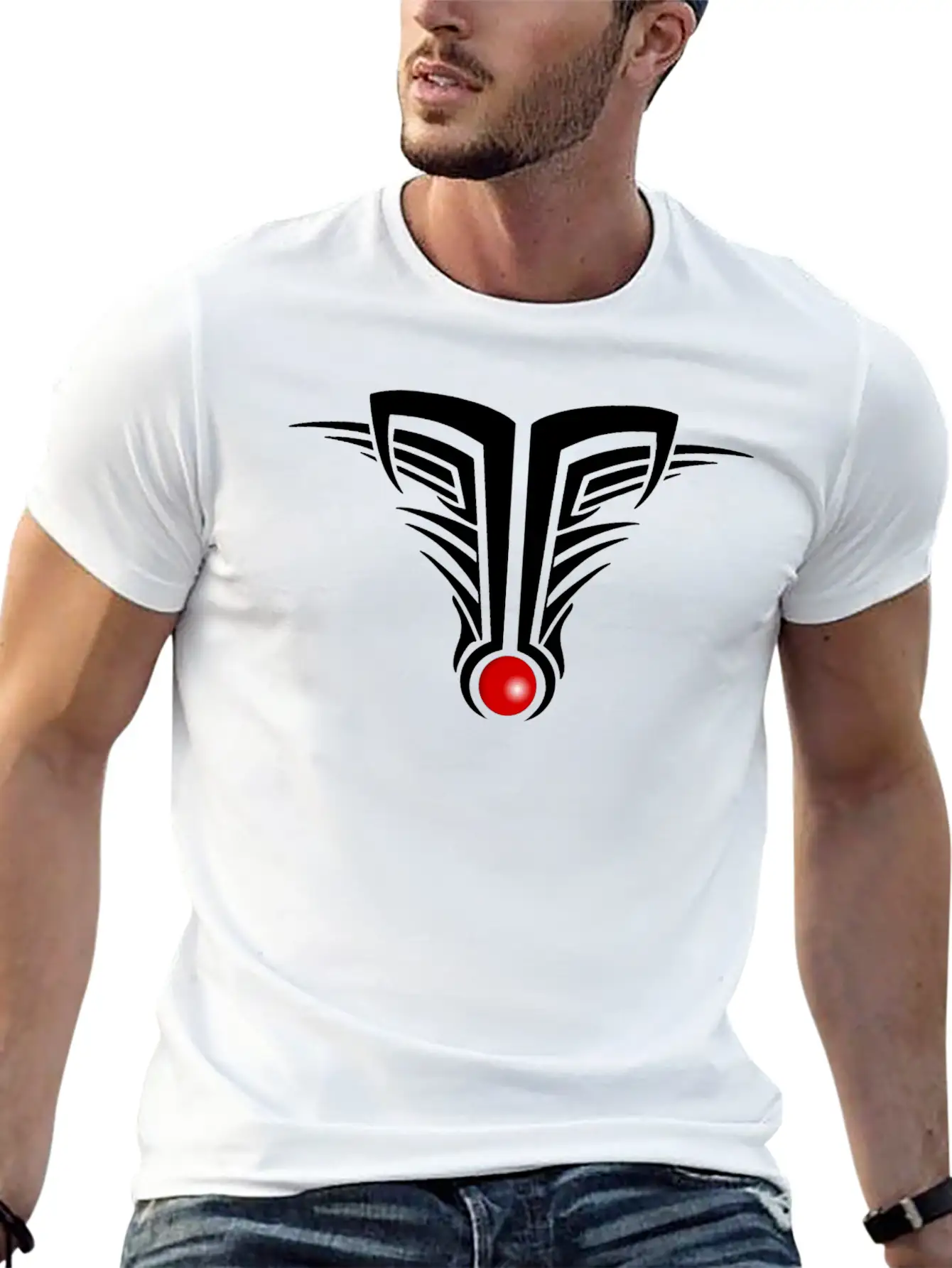 Tribal Logo Classic Cotton Tee – Unisex Comfort For Any Season