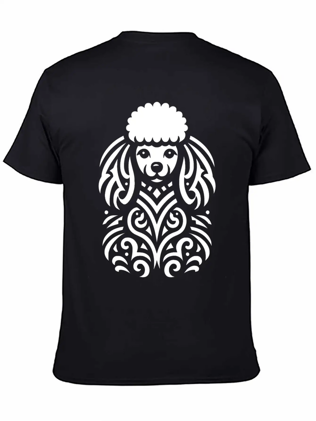 Tribal Poodle Classic Cotton Tee – Unisex Comfort For Any Season