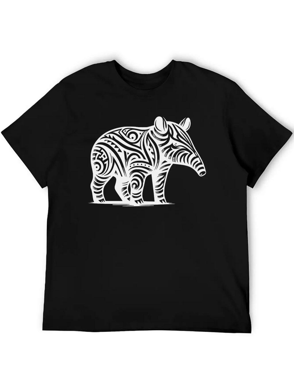 Tribal Tapir Timeless Short Sleeve Tee – Comfy And Minimalist Design