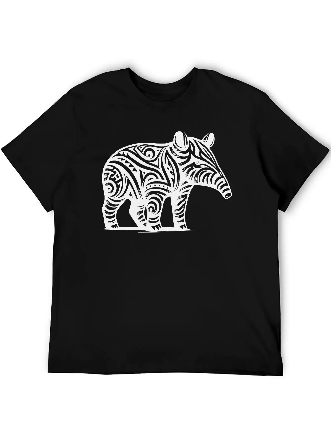Tribal Tapir Timeless Short Sleeve Tee – Comfy And Minimalist Design