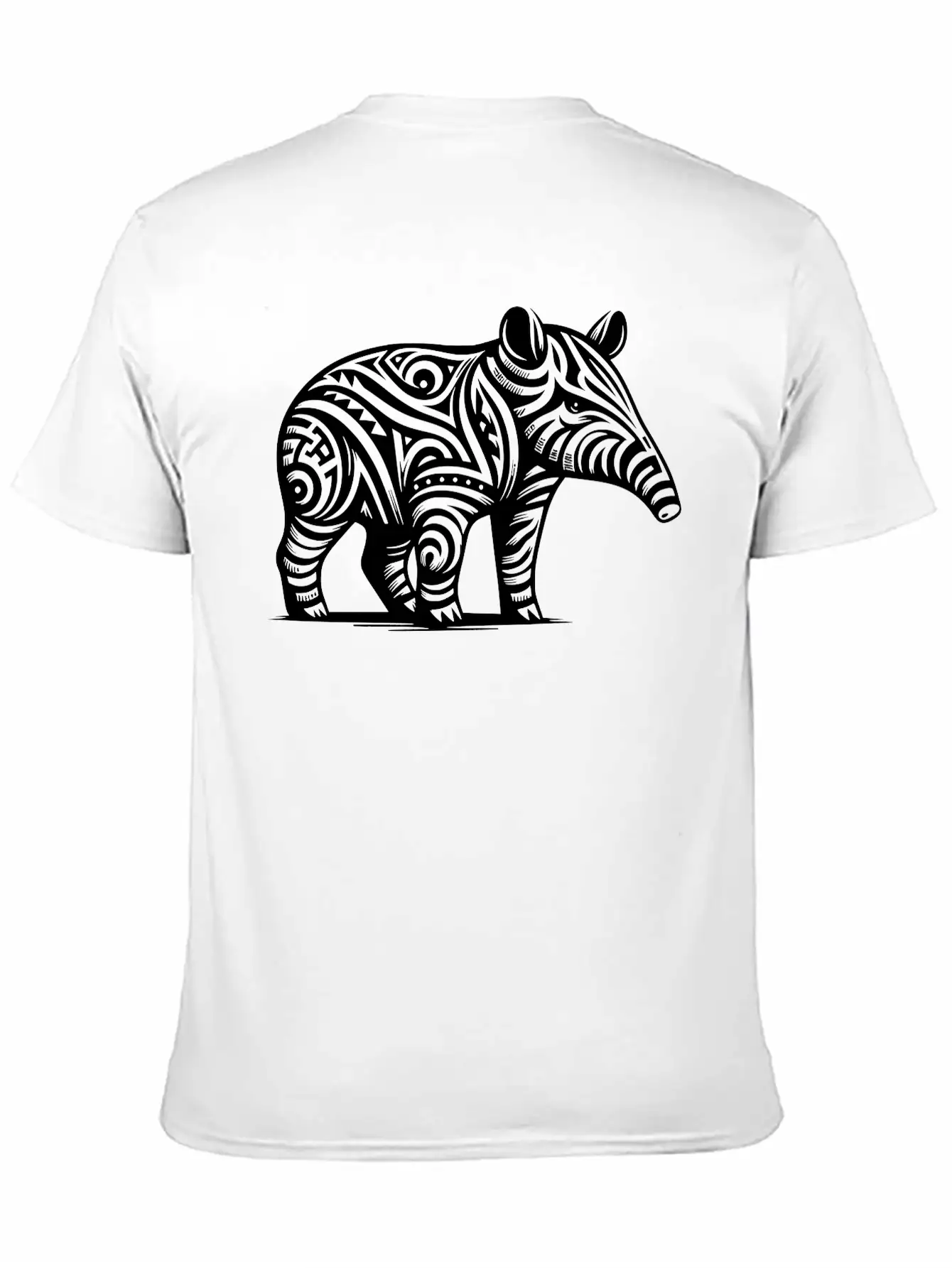 Tribal Tapir Timeless Short Sleeve Tee – Comfy And Minimalist Design