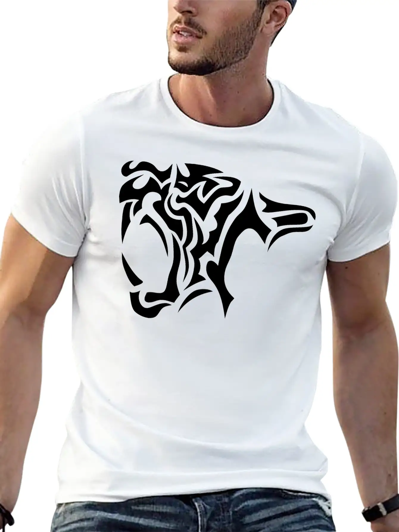 Tribal Tiger 402 Classic Cotton Tee – Unisex Comfort For Any Season