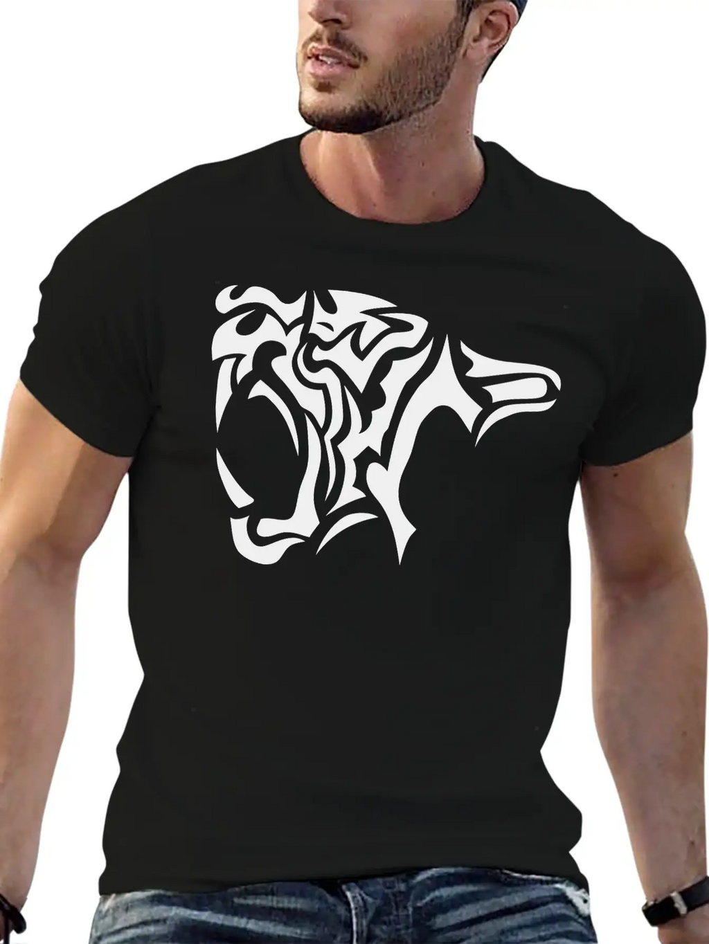 Tribal Tiger 402 Classic Cotton Tee – Unisex Comfort For Any Season