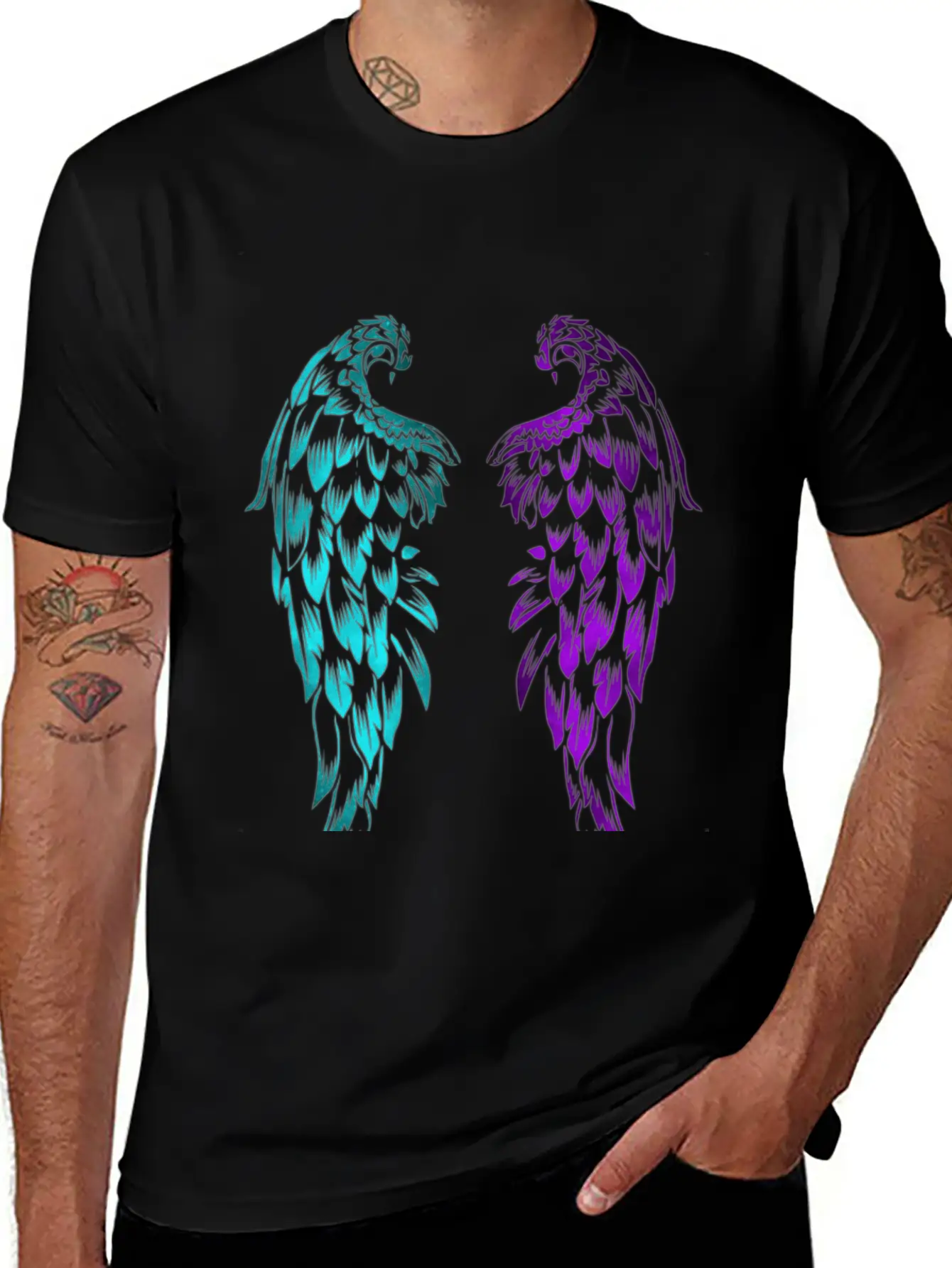 Tribal Wings Relaxed Everyday Tee – Lightweight And Durable Cotton