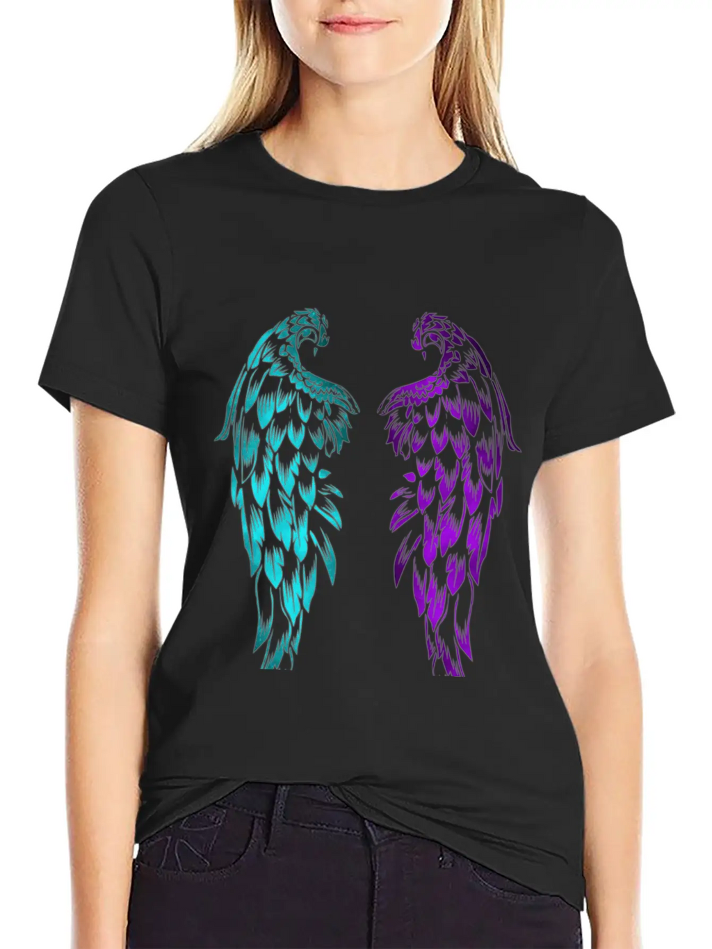 Tribal Wings Relaxed Everyday Tee – Lightweight And Durable Cotton