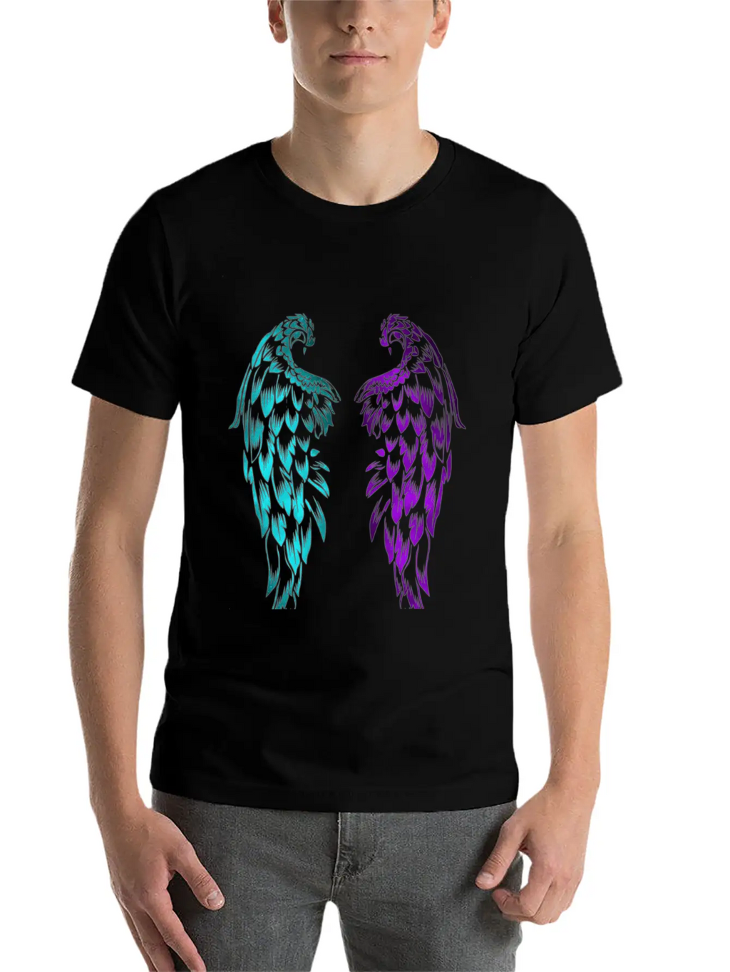 Tribal Wings Relaxed Everyday Tee – Lightweight And Durable Cotton