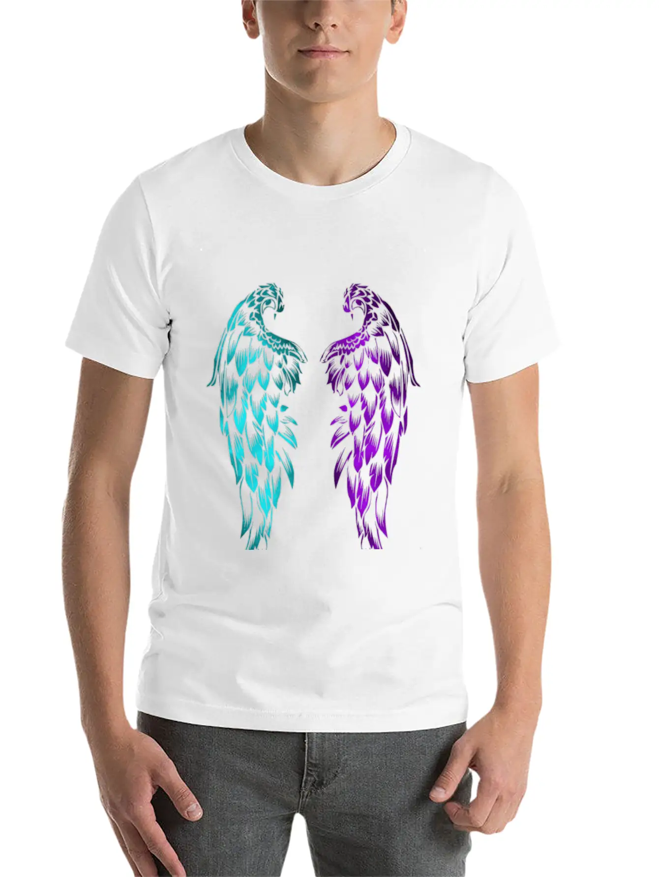 Tribal Wings Relaxed Everyday Tee – Lightweight And Durable Cotton