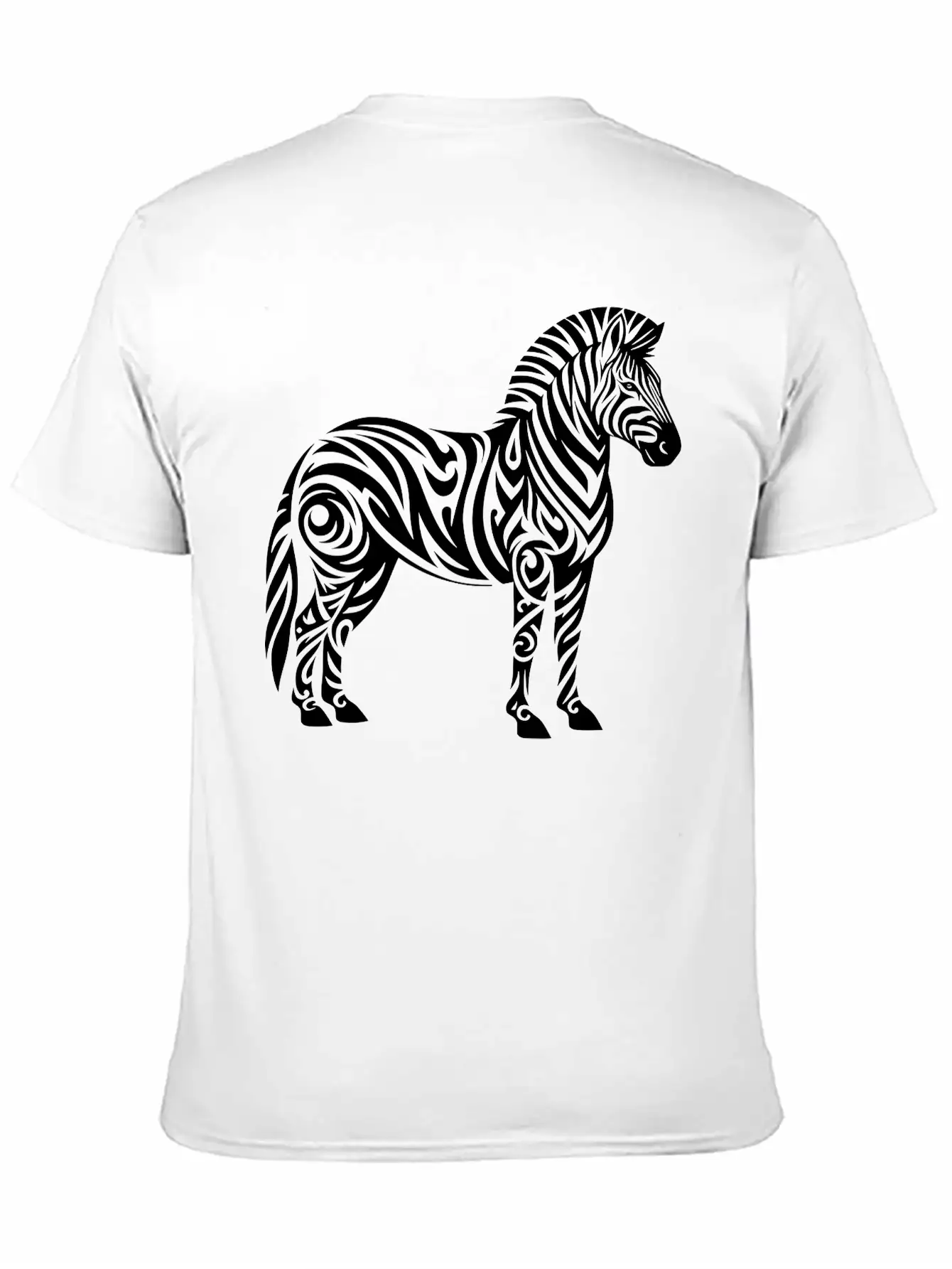 Tribal Zebra Breathable Soft Cotton T-Shirt – Timeless Casual Look