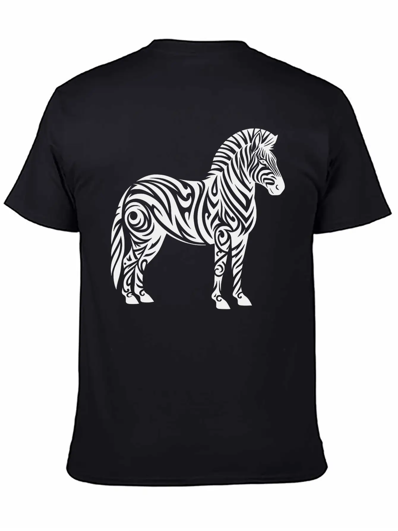 Tribal Zebra Breathable Soft Cotton T-Shirt – Timeless Casual Look