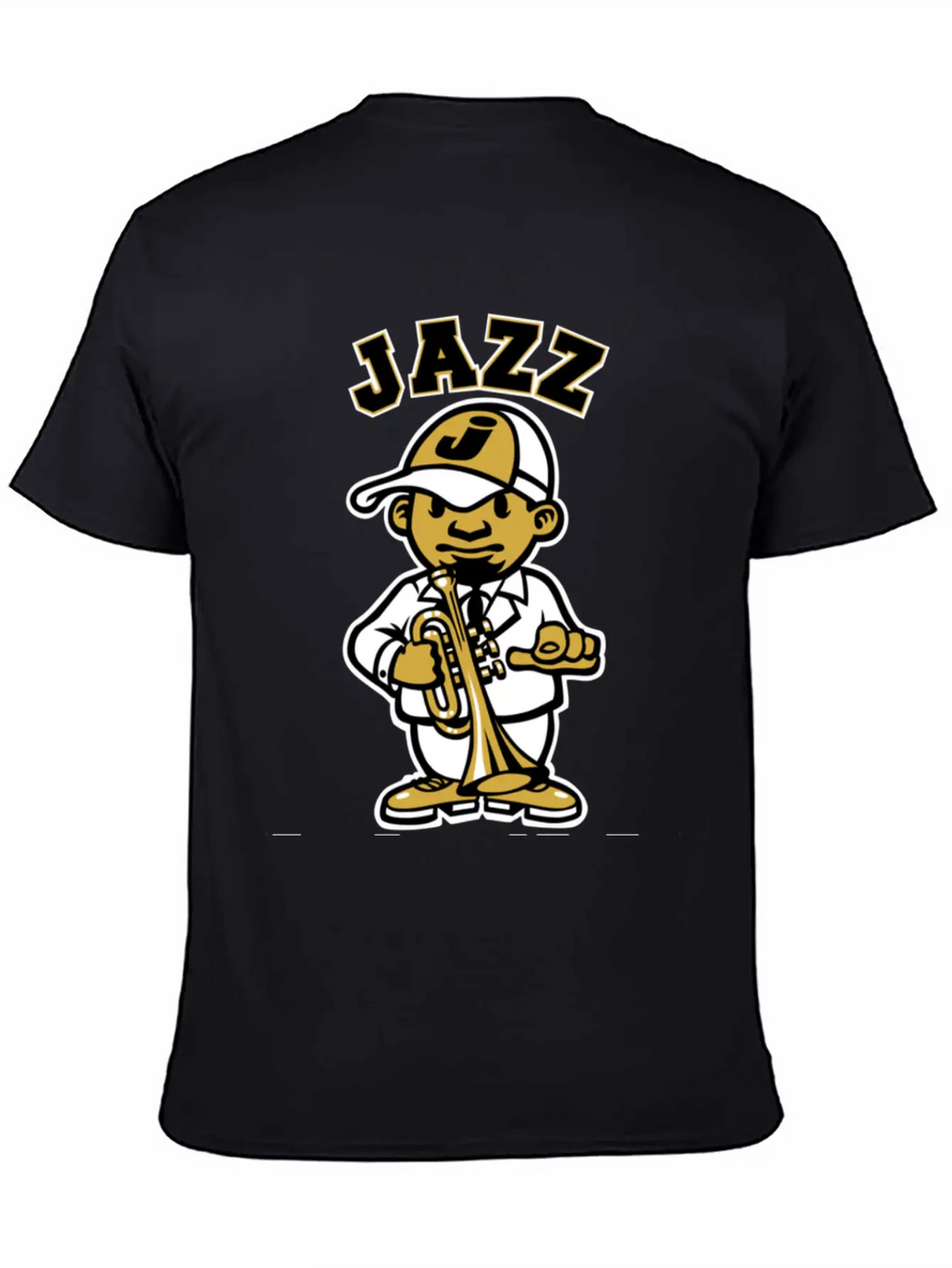 Tribute To Jazz Basic Graphic T-Shirt – Daily Comfort In Soft Cotton