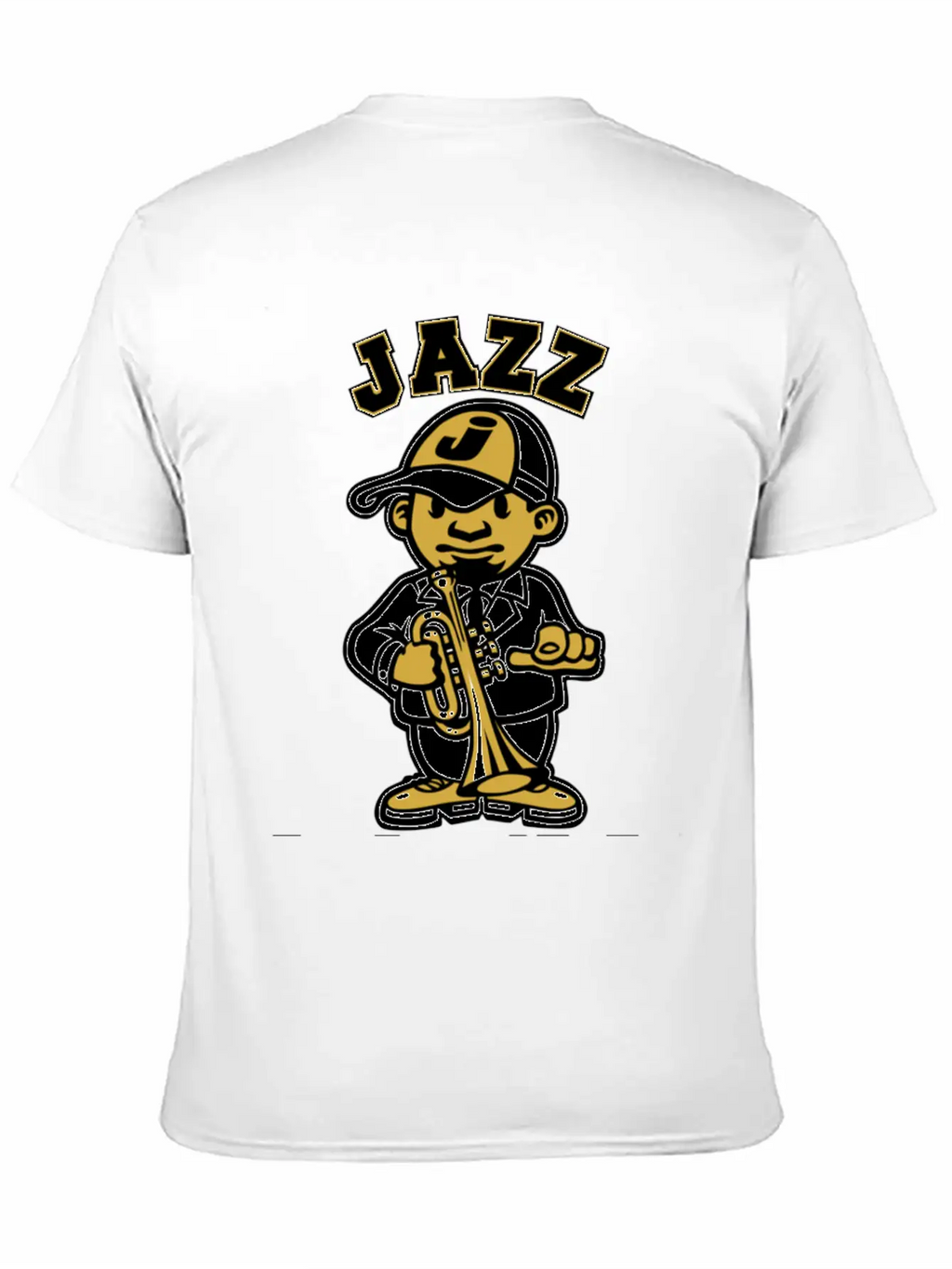 Tribute To Jazz Basic Graphic T-Shirt – Daily Comfort In Soft Cotton