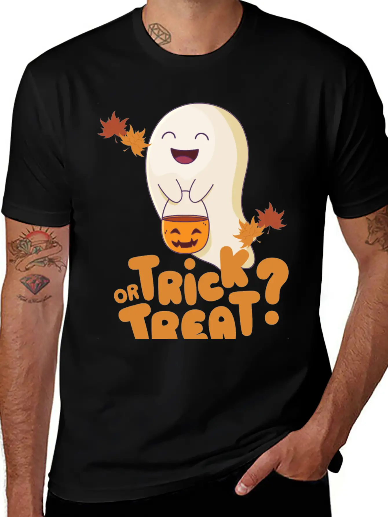Trick Or Treat Autumn Timeless Short Sleeve Tee – Comfy And Minimalist Design
