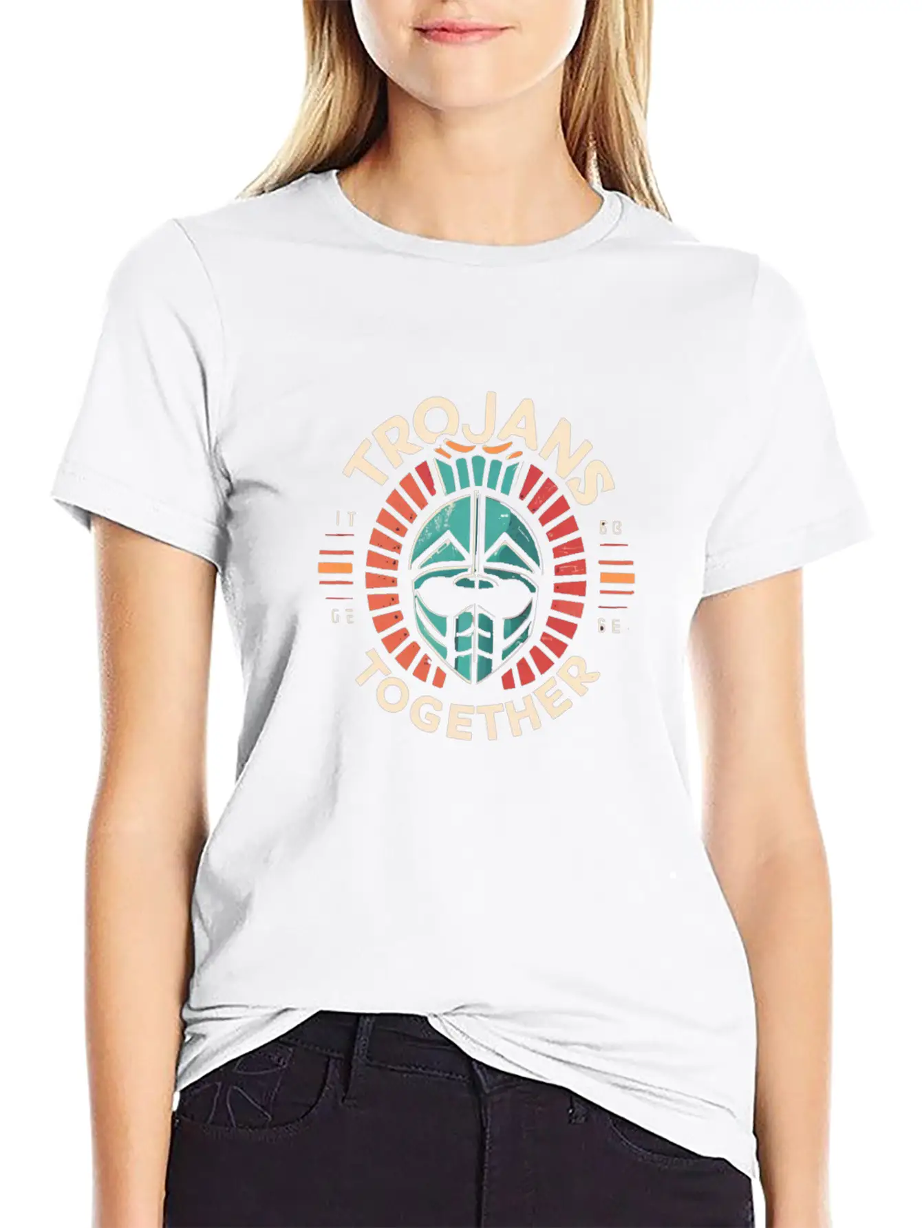 Trojans Together Essential Cotton Tee For Daily Outfits – Unisex Style