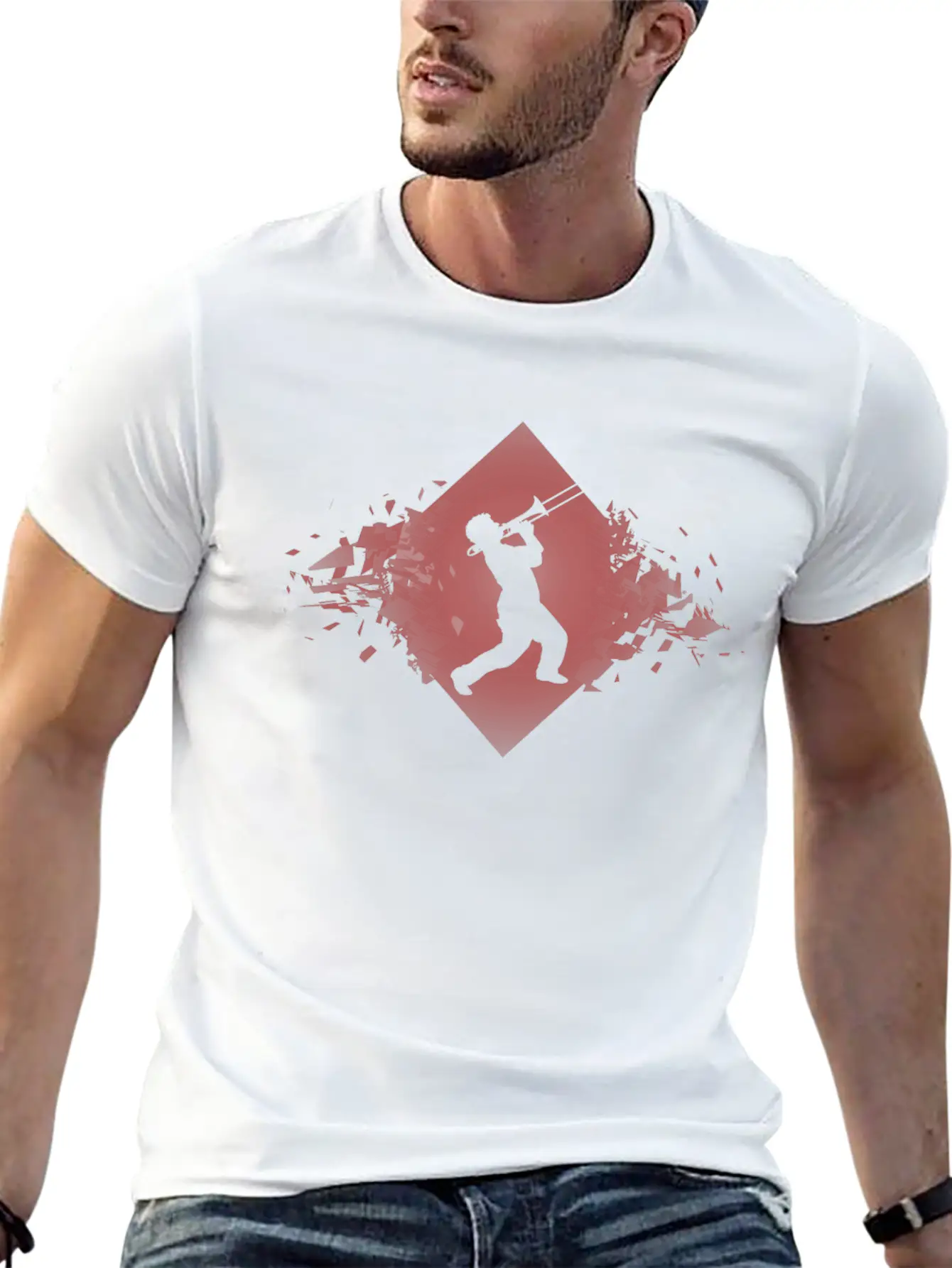 Trombone Trombone Gift Musician Unisex Casual T-Shirt – Clean Design For Daily Comfort