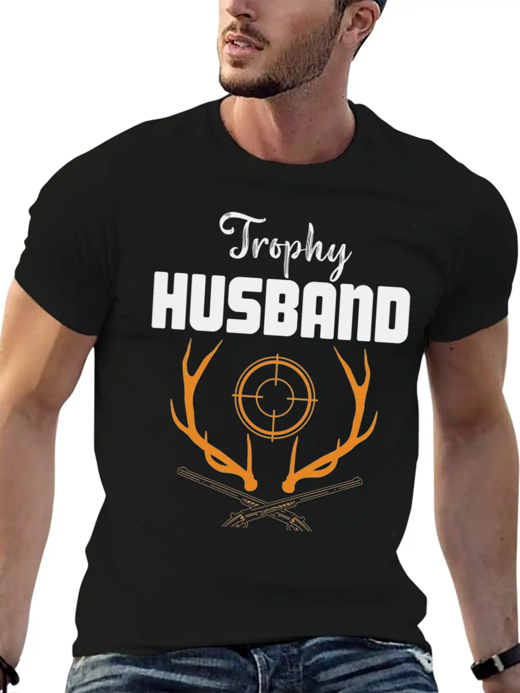 Trophy Husband Breathable Soft Cotton T-Shirt – Timeless Casual Look
