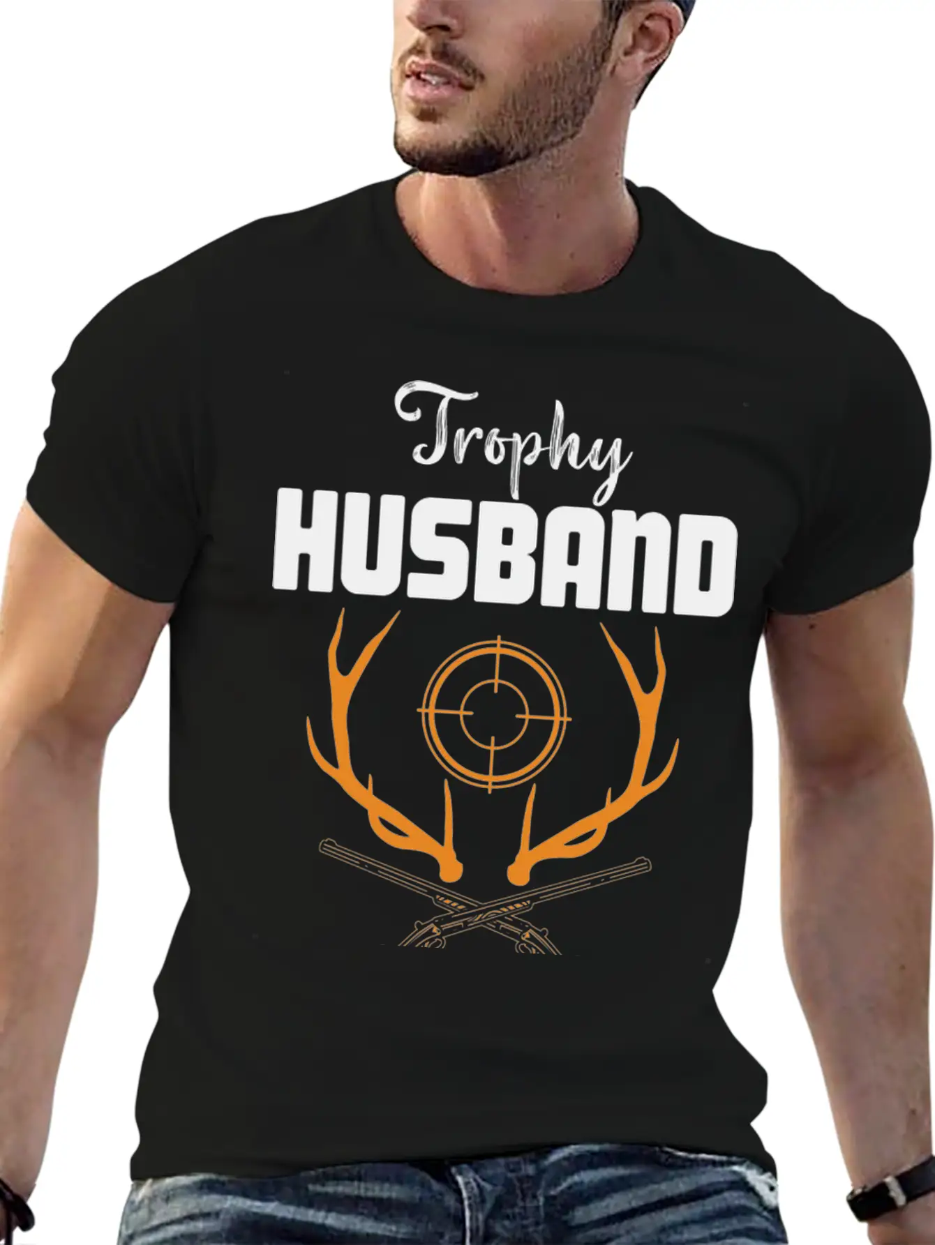 Trophy Husband Breathable Soft Cotton T-Shirt – Timeless Casual Look