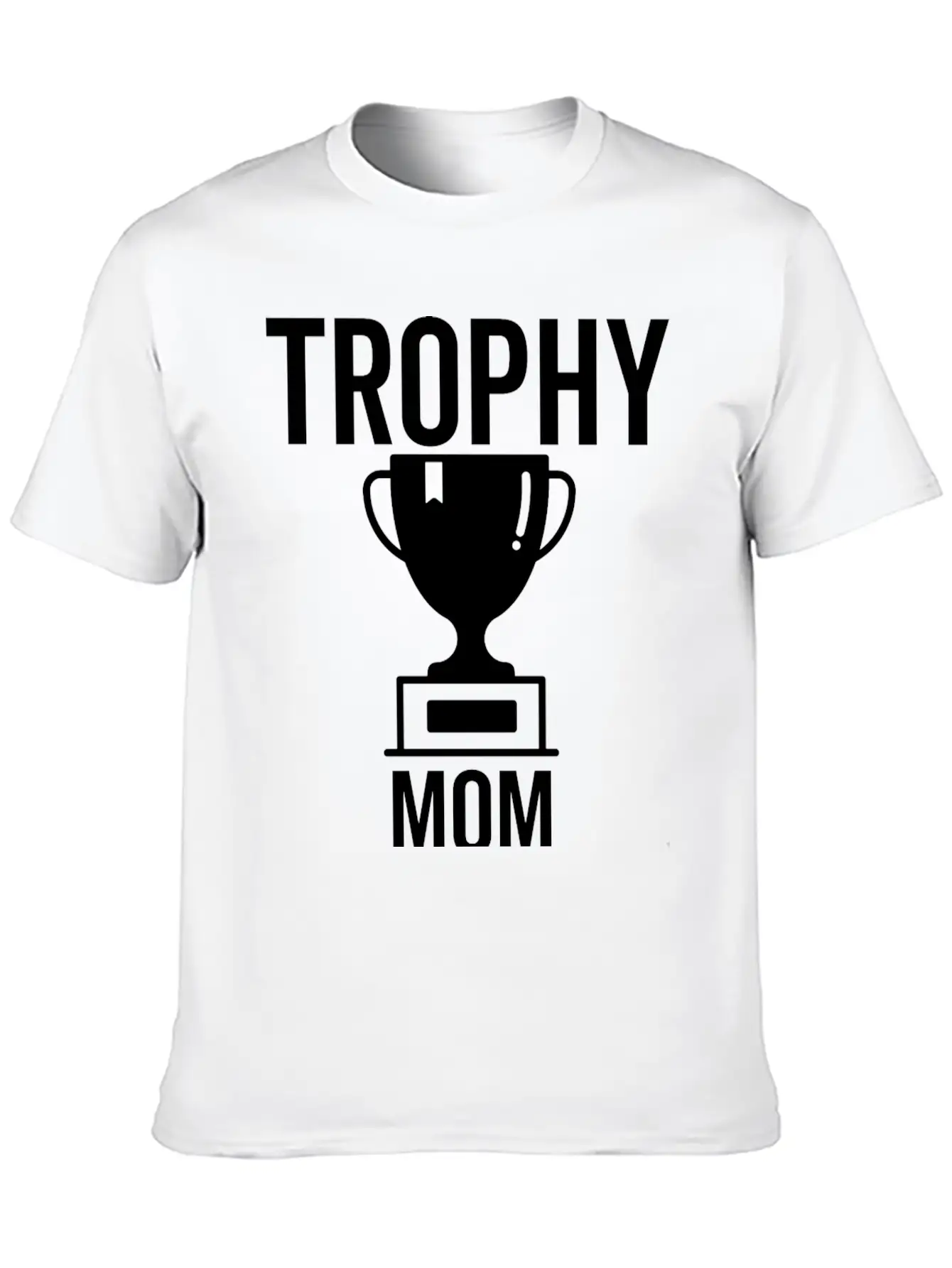 Trophy Mom Breathable Soft Cotton T-Shirt – Timeless Casual Look