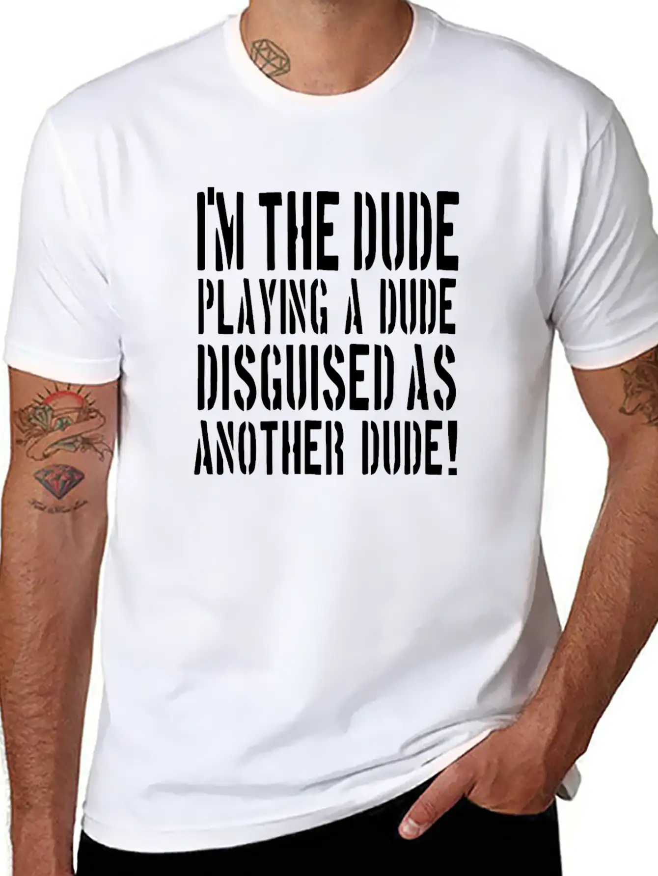 Tropic Thunder Quote Stylish Everyday T-Shirt – Unisex Basic Cotton Tee