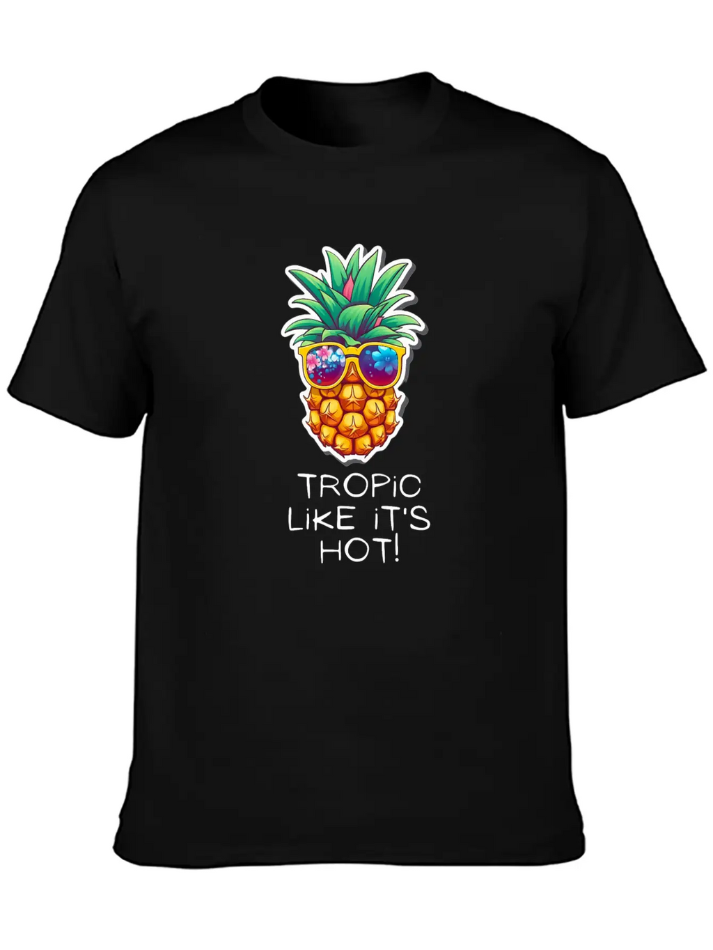 TropicPineapple Beachwear - Fun In The Sun Classic Cotton Tee – Unisex Comfort For Any Season