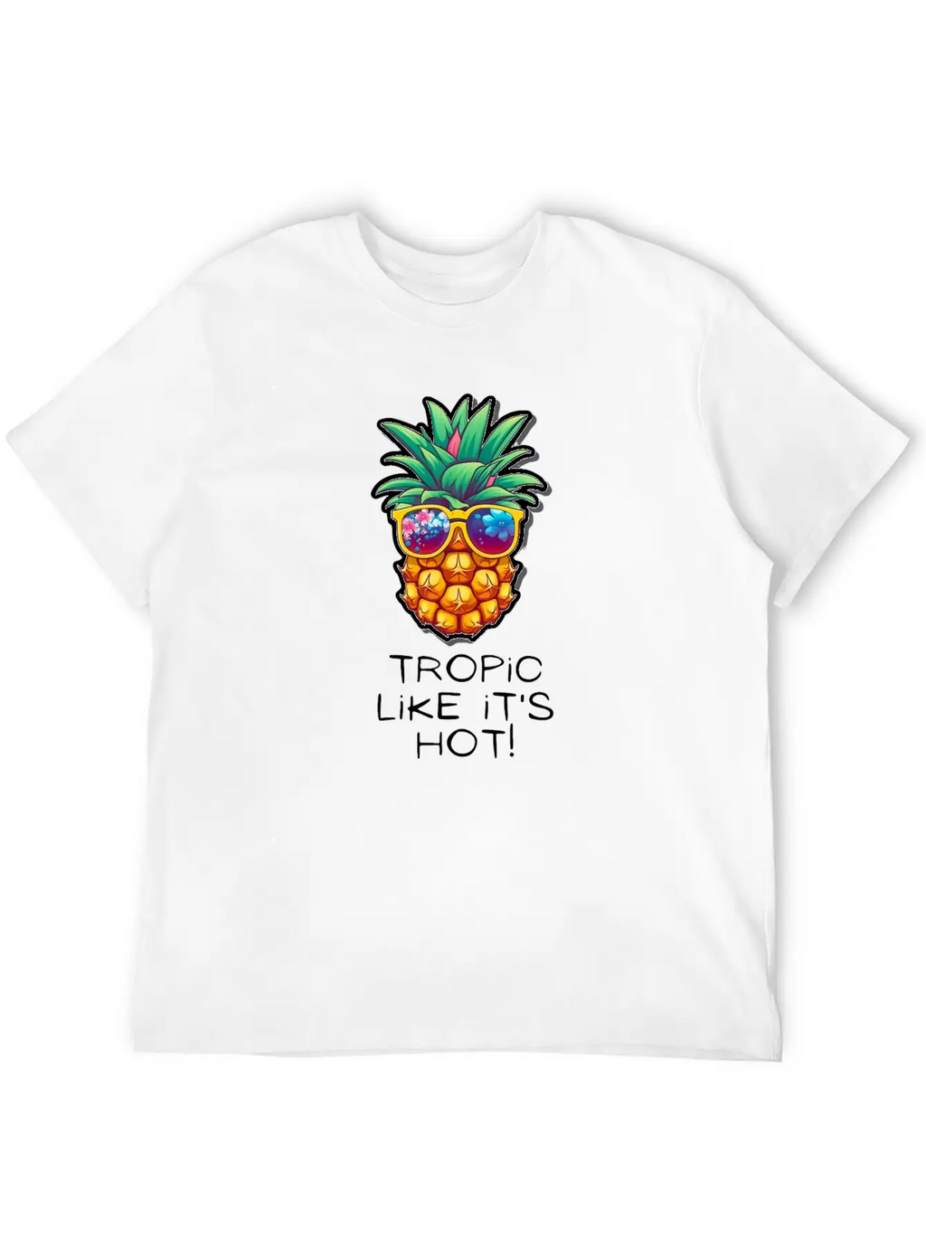 TropicPineapple Beachwear - Fun In The Sun Classic Cotton Tee – Unisex Comfort For Any Season