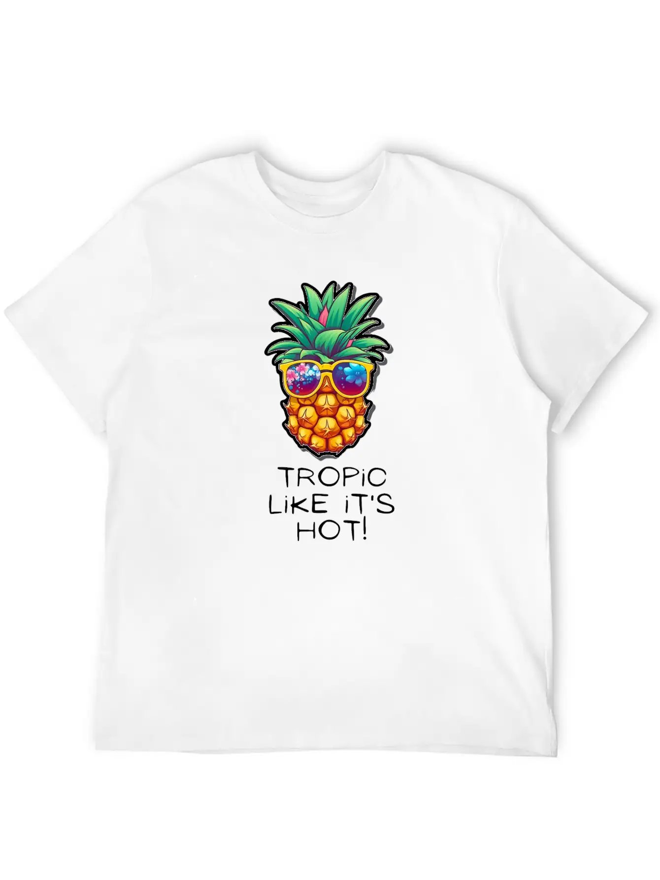 TropicPineapple Beachwear - Fun In The Sun Classic Cotton Tee – Unisex Comfort For Any Season