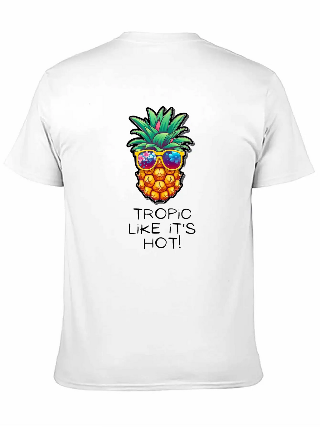 TropicPineapple Beachwear - Fun In The Sun Classic Cotton Tee – Unisex Comfort For Any Season